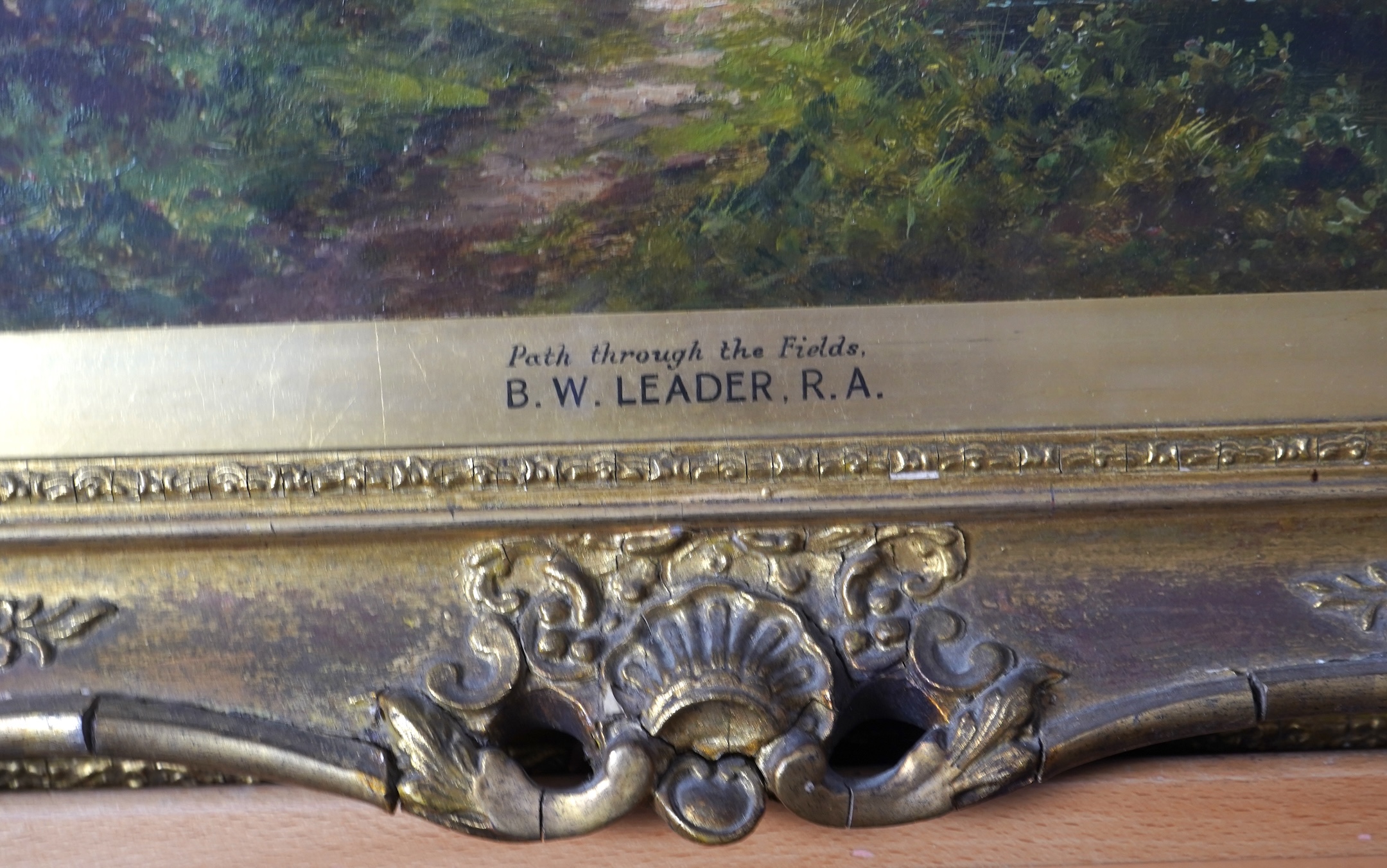 Benjamin Williams Leader, 1831-1923, 'Path Through the Fields'